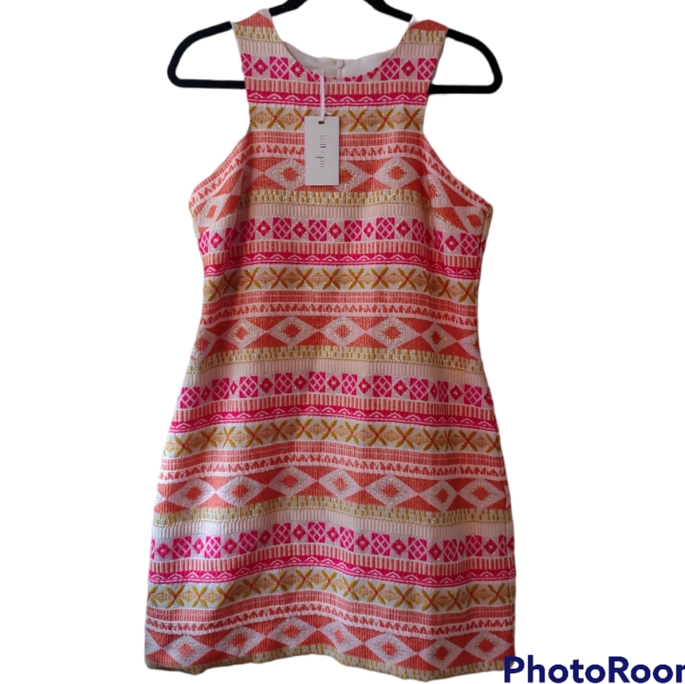Britt Ryan Racerback Sheath Dress in Santa Cruz Size S